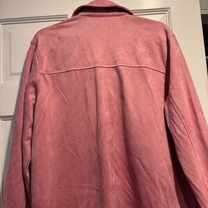 Pink Suede/chamois Jacket
